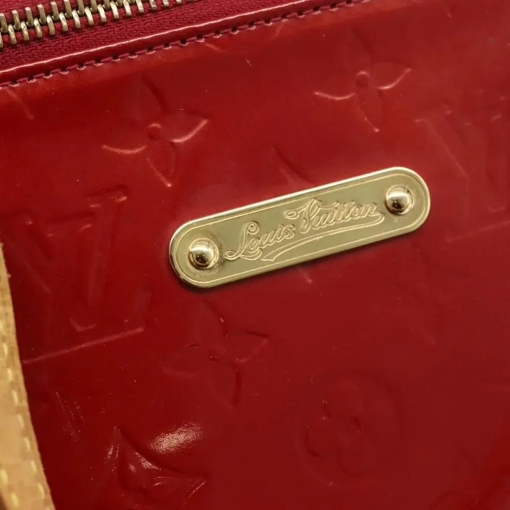 Louis Vuitton Monogram Vernis Bellevue PM Handbag Red